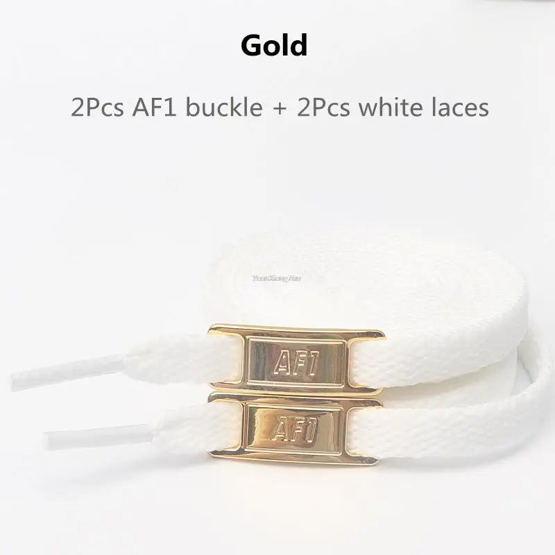 Nike Jordan AF1 Air Force One Metal Replacement Laces and Tags - Select Your Colour - Buy One get another pair of tags free (random colour for free tags)