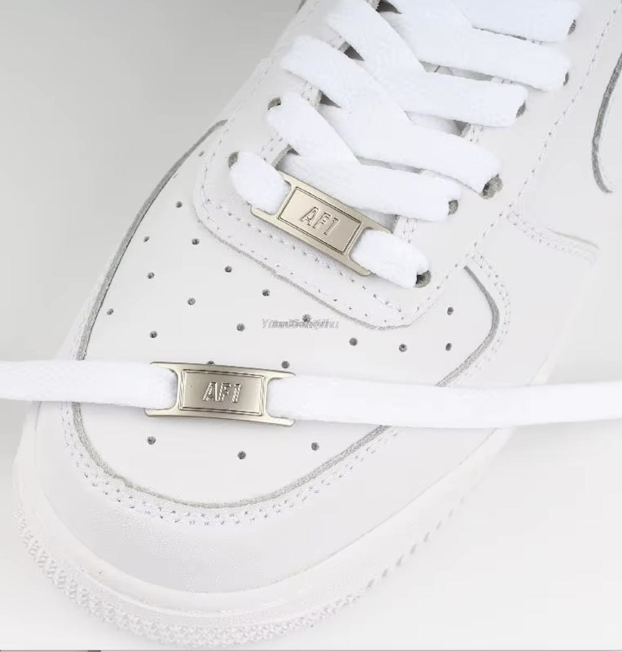Nike Jordan AF1 Air Force One Metal Replacement Laces and Tags - Select Your Colour - Buy One get another pair of tags free (random colour for free tags)