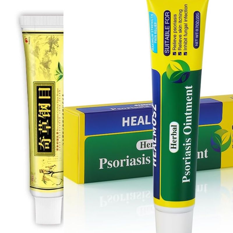 2 x Psoriasis treatment creams, natural herbal psoriasis relief