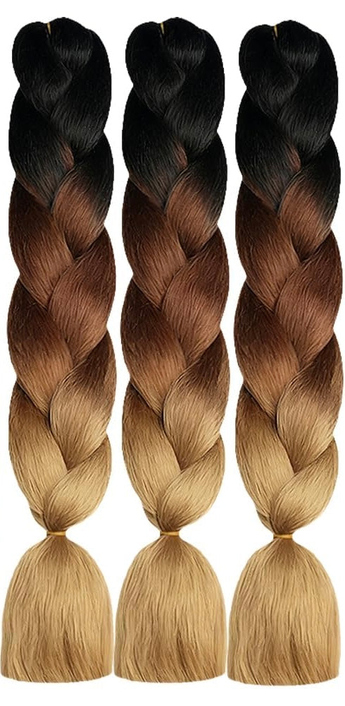 Braided Bun and Ponytail 18 inches Long