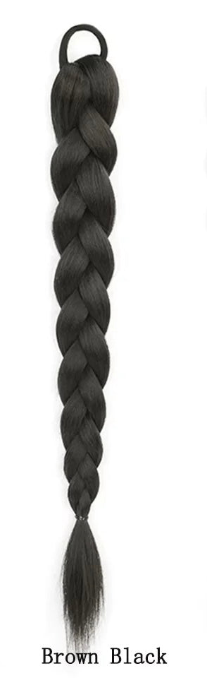 2 in 1 Braided Ponytail & Bun - Thin End For Easy Wrapping